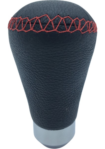 Üniversal Kırmızı Dikişli Deri Spor Görünümlü Vites Topuzu Aparatlı Manuel Vites Kolu ONV230 fiyatları