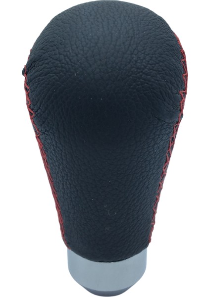 Üniversal Kırmızı Dikişli Deri Spor Görünümlü Vites Topuzu Aparatlı Manuel Vites Kolu ONV230 indirimleri