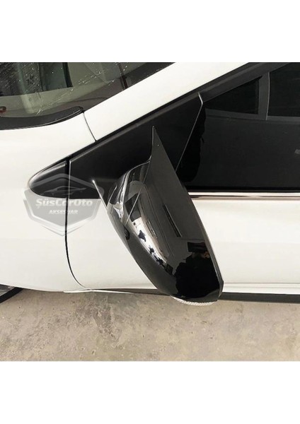 Renault Latitude 2010-2015 Batman Yarasa Ayna Kapağı Piano Black Abs Plastik