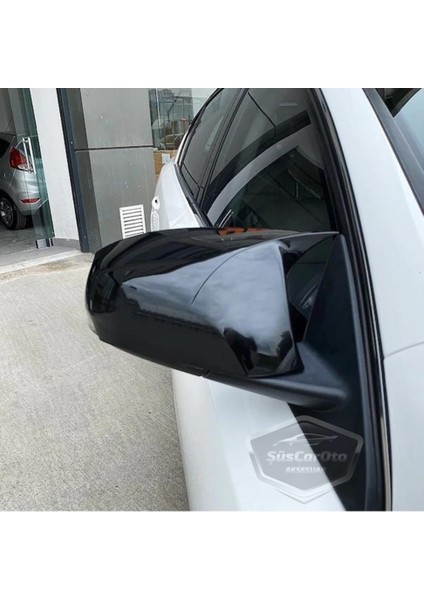 Renault Latitude 2010-2015 Batman Yarasa Ayna Kapağı Piano Black Abs Plastik