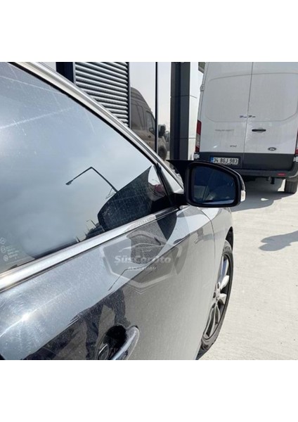 Renault Latitude 2010-2015 Batman Yarasa Ayna Kapağı Piano Black Abs Plastik