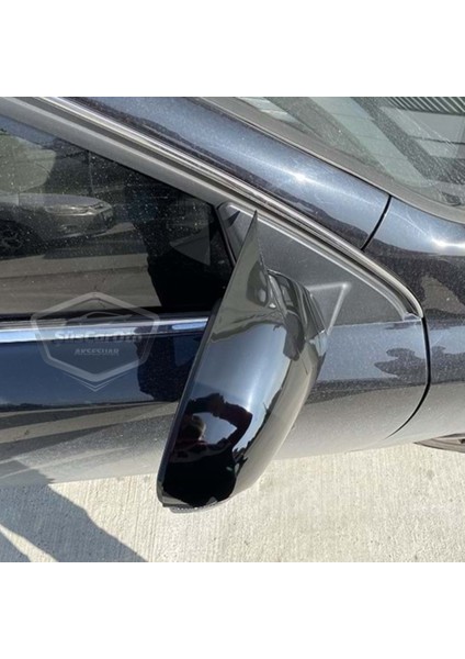 Renault Latitude 2010-2015 Batman Yarasa Ayna Kapağı Piano Black Abs Plastik