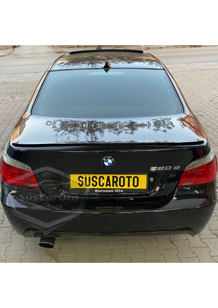 Bmw 5 Serisi E60 2003-2010 Samurai M3 Tip Bagaj Üstü Spoiler Bagaj Çıtası Piano Black Parlak Siyah