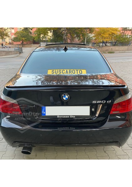 Bmw 5 Serisi E60 2003-2010 Samurai M3 Tip Bagaj Üstü Spoiler Bagaj Çıtası Piano Black Parlak Siyah