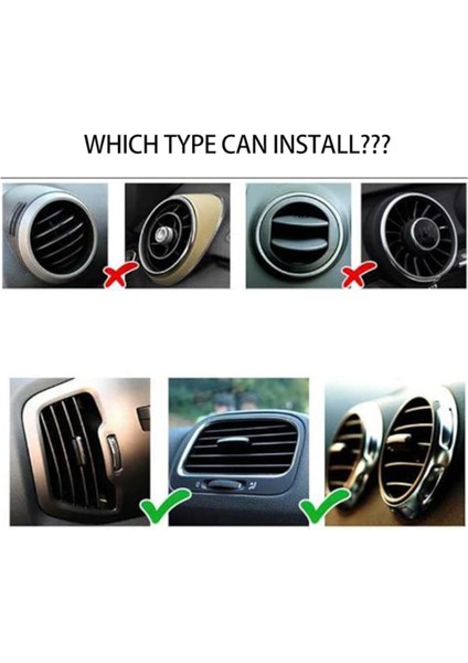 Araç Içi Klima Havalandırma Izgarası Dekoratif Şerit Trim Seti Mor indirimleri