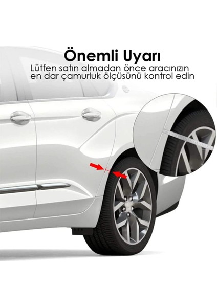 Üniversal Elastik Çamurluk Dodik Seti Poliüretan Çamurluk Kaplaması 45 mm x 6 Metre Montaj Setli Siyah