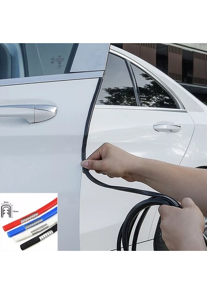 Araç Kapı Koruma Fitili Çarpma Çizik Önleyici Fitil U Tip Beyaz 5 Metre fiyatları