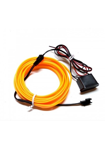 Araç Araba Içi Torpido Ledi Renkli Ip Neon LED 2 Metre Turuncu fiyatları