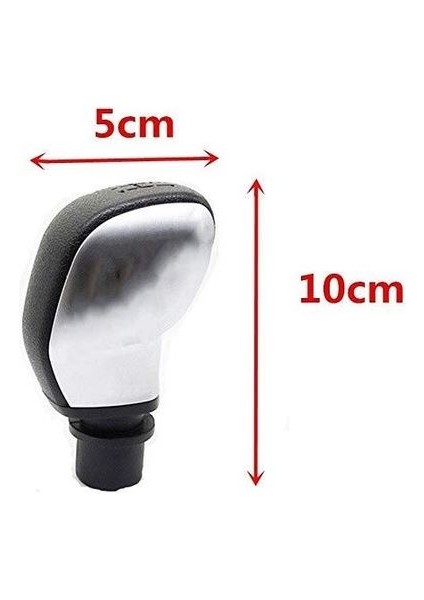 Her Araca Uyumlu Üniversal Spor Görünümlü Vites Topuzu Aparatlı Mavi