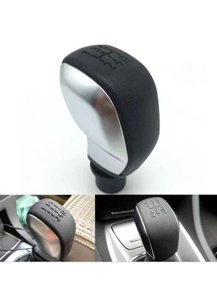 Her Araca Uyumlu Üniversal Spor Görünümlü Vites Topuzu Aparatlı Mavi