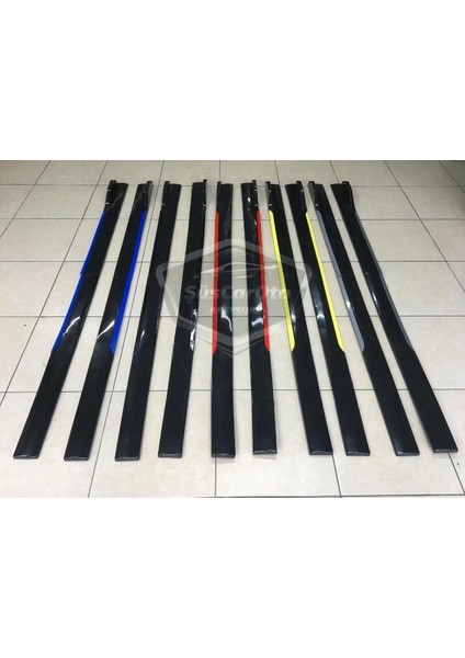 Üniversal Piano Black Renkli Kulaklı Flaplı Marşpiyel Lipi Bıçağı Kırmızı