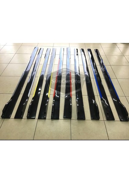 Üniversal Piano Black Renkli Kulaklı Flaplı Marşpiyel Lipi Bıçağı Kırmızı