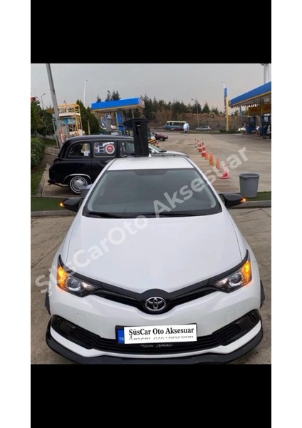 Toyota Yaris 2012-2015 Batman Yarasa Ayna Kapağı Piano Black Abs Plastik