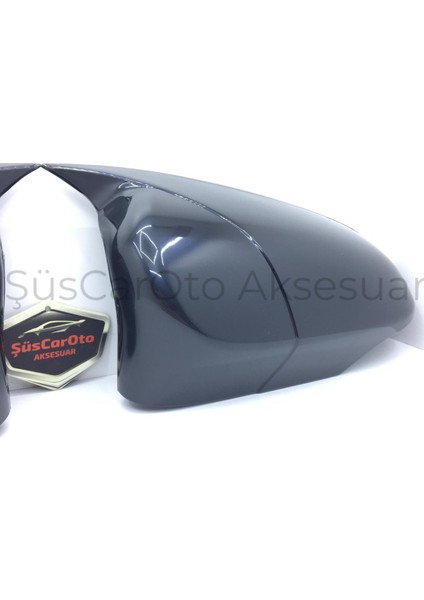 Toyota Yaris 2012-2015 Batman Yarasa Ayna Kapağı Piano Black Abs Plastik