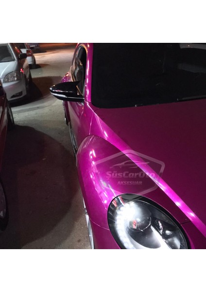 Vw New Beetle 2011-2019 Batman Yarasa Ayna Kapağı Piano Black Abs Plastik modelleri