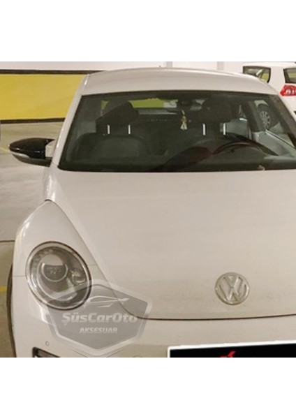 Vw New Beetle 2011-2019 Batman Yarasa Ayna Kapağı Piano Black Abs Plastik