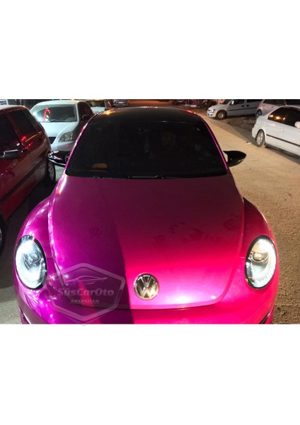 Vw New Beetle 2011-2019 Batman Yarasa Ayna Kapağı Piano Black Abs Plastik