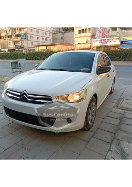 Citroen C Elysee 2012-2022 Batman Yarasa Ayna Kapağı Piano Black Abs Plastik modelleri