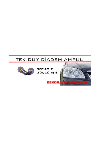 Carub Diadem Ampul Krom Tek Duy Sinyal Ampulü 12V 21W 93 Turuncu 2'li Takım fiyatları