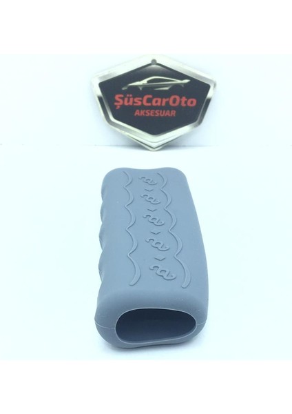 Carub Silikon El Freni Kılıfı El Freni Koruyucusu Silikon Gri fırsatları