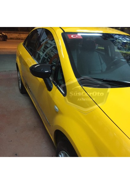 Fiat Linea 2007-2015 Batman Yarasa Ayna Kapağı Piano Black Abs Plastik fırsatları