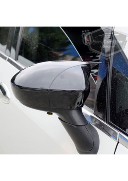 Fiat Linea 2007-2015 Batman Yarasa Ayna Kapağı Piano Black Abs Plastik