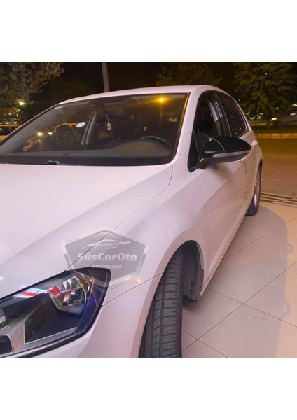 Vw Golf 7 7.5 2012-2020 Batman Yarasa Ayna Kapağı Piano Black Abs Plastik