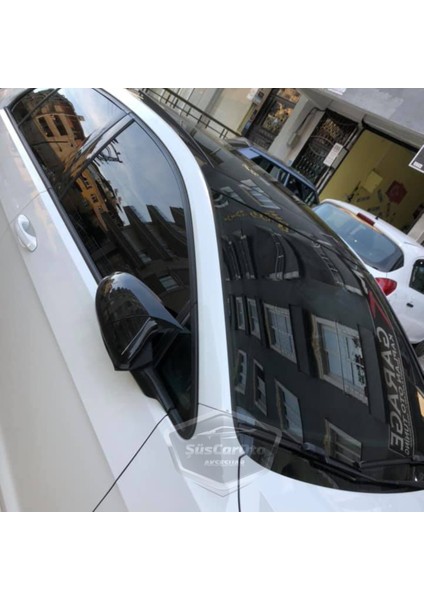 Vw Golf 7 7.5 2012-2020 Batman Yarasa Ayna Kapağı Piano Black Abs Plastik