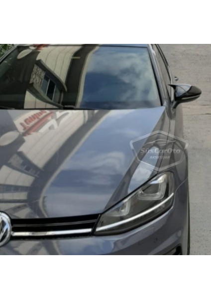 Vw Golf 7 7.5 2012-2020 Batman Yarasa Ayna Kapağı Piano Black Abs Plastik