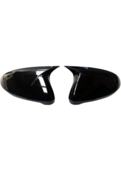 Vw Golf 7 7.5 2012-2020 Batman Yarasa Ayna Kapağı Piano Black Abs Plastik