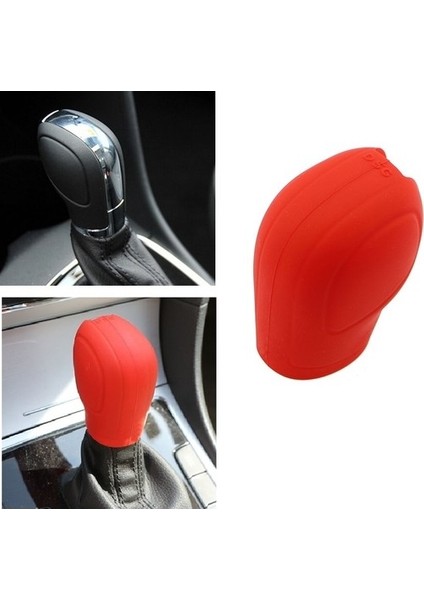 Volkswagen Seat Skoda Golf Dsg Silikon Vites Topuz Kılıfı Kırmızı fiyatları