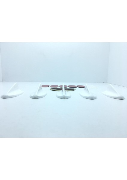 5 Li Mini Shark Balina Anten Seti Balık Sırtı Süs Anten Beyaz fırsatları