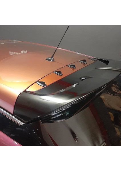 5 Li Mini Shark Balina Anten Seti Balık Sırtı Süs Anten Siyah fırsatları