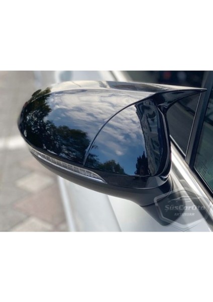 Vw Passat B8 2015 Sonrası Batman Yarasa Ayna Kapağı Piano Black Abs Plastik