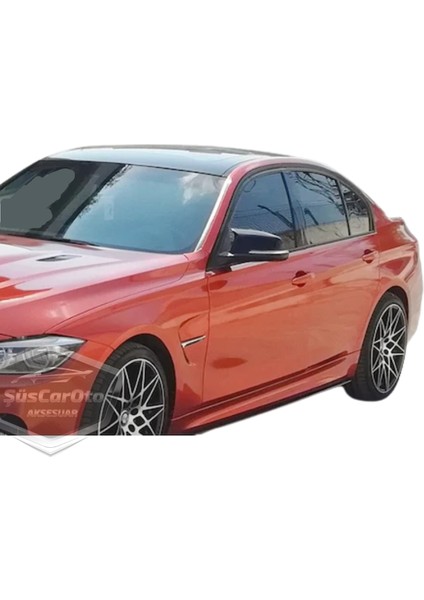 Bmw F30-F32-F20 2012-2018 Batman Yarasa Ayna Kapağı Piano Black Abs Plastik