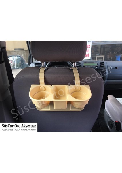 Araç Içi Koltuk Başlık ve Koltuk Arası Bardak Tutucu, Bardaklık
