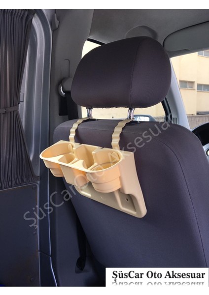 Araç Içi Koltuk Arası ve Başlık Bardak Tutucu, Bardaklık Bej fiyatları