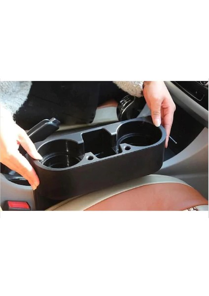 Araç Içi Koltuk Arası ve Başlık Bardak Tutucu, Bardaklık Gri