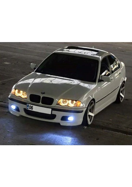 Bmw E46 318 320 325 330 Ccfl Angel Eyes Sarı Encıl Seti Far Halkası ONP21 modelleri