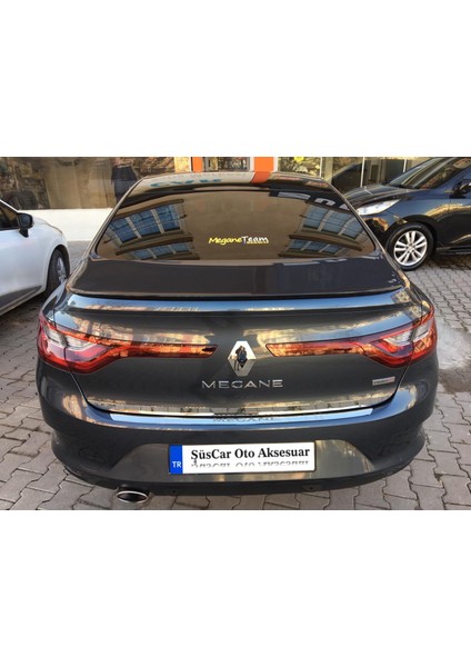 Renault Megane 4 Sedan Kasa Bagaj Üstü Spoiler Piano Black Siyah
