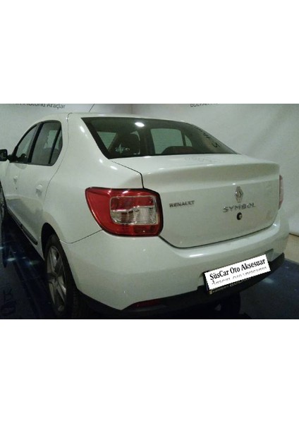 Renault Symbol 2013 Sonrası Bagaj Üstü Spoiler Parlak Beyaz