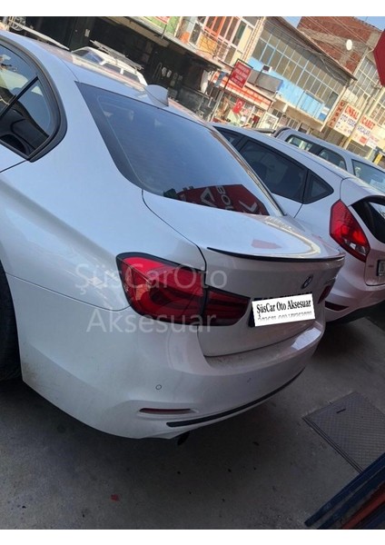 Bmw F30 320I 320D Bagaj Üstü 12-16 Spoiler Piano Black-Beyaz modelleri