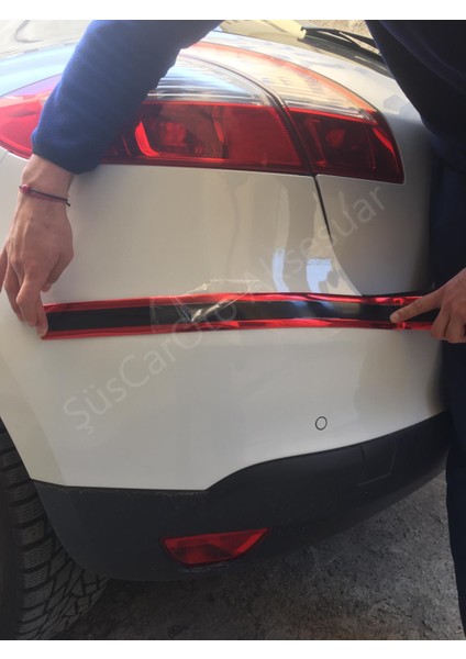 5d Tampon Bagaj Kapı Eşiği Koruyucu Şerit Bant Kırmızı Pianoblack 5 Metre indirimleri