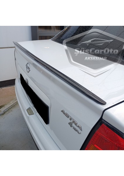 Opel Astra G 1998-2004 Bagaj Üstü Spoiler Bagaj Çıtası Piano Black Parlak Siyah modelleri
