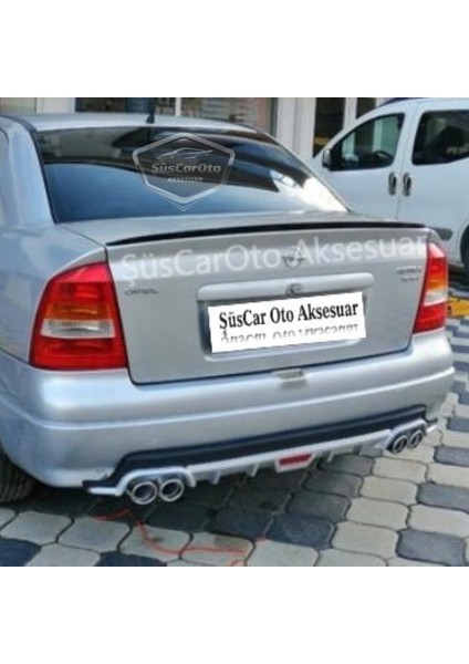 Opel Astra G 1998-2004 Bagaj Üstü Spoiler Bagaj Çıtası Piano Black Parlak Siyah fırsatları