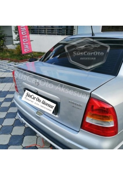 Opel Astra G 1998-2004 Bagaj Üstü Spoiler Bagaj Çıtası Piano Black Parlak Siyah