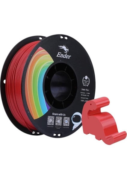 Ender Pla+ Filament Bayrak Kırmızı 1.75MM 1kg