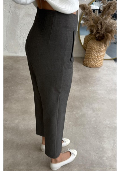 Efektli Kahve Flatolu Pantolon 5113 fırsatları