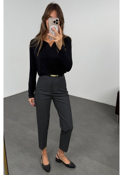 Antrasit Flatolu Pantolon 5113