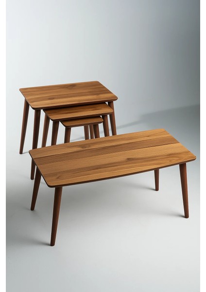 Istanbul Orta Sehpa ve 3'lü Zigon Sehpa Seti %100 Mdf Urartu fiyatları